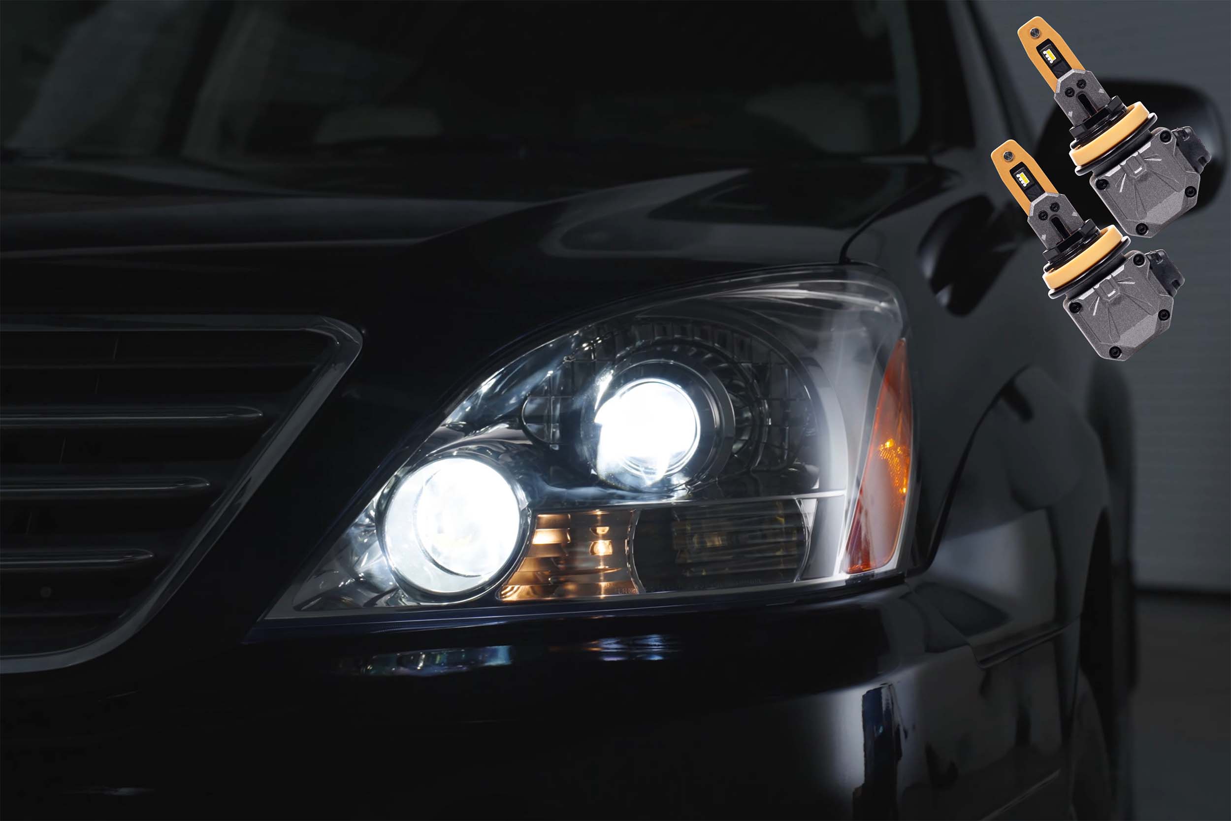 Lexus GX470 (03-09) 2Stroke 4.0 LED Low Beam Bulbs
